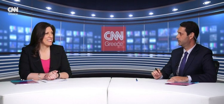 Η Ζωή Κωνσταντοπούλου για την «Πλεύση Ελευθερίας» στο CNN Greece (09/05/2016)