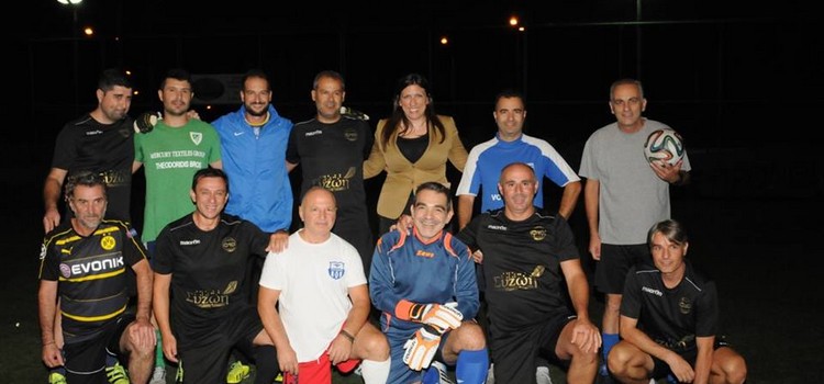 Συνάντηση της Πλεύσης Ελευθερίας με την ποδοσφαιρική ομάδα του Συλλόγου Γονέων Ατόμων με Διαταραχές Όρασης και Πρόσθετες Αναπηρίες – «Συζωή» στη Θεσσαλονίκη, την Τρίτη 18 Σεπτεμβρίου 2018