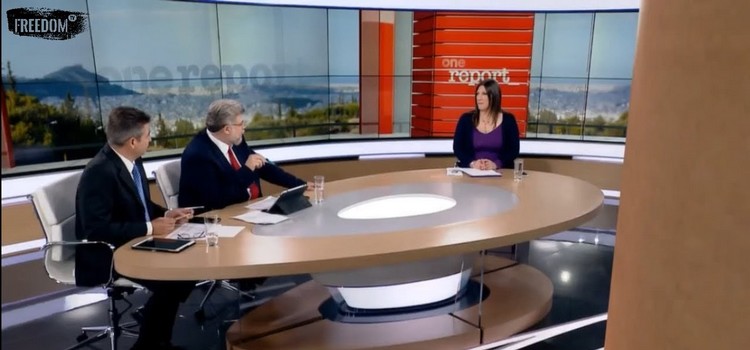 Zωή Κωνσταντοπούλου: Συνέντευξη στο Οne Report (10/06/2019)